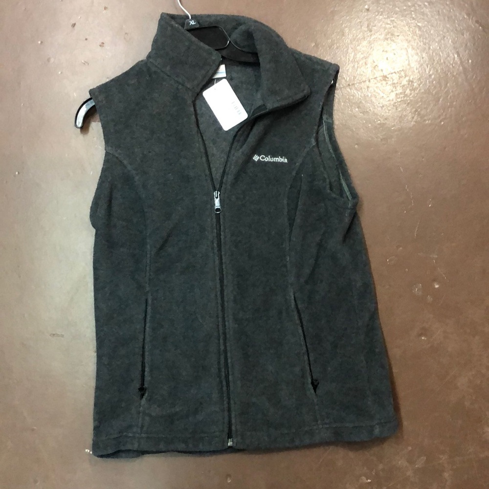 Columbia Grey Fleece Vest